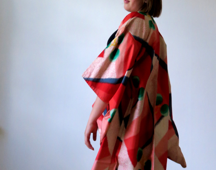 meisen, silk, kimono, haori, friis, collection, modernism